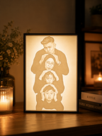 Custom illuminated lithophane lightbox by RigHaus Studio