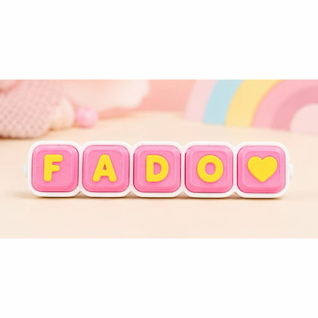 Personalised name fidget clicker product view