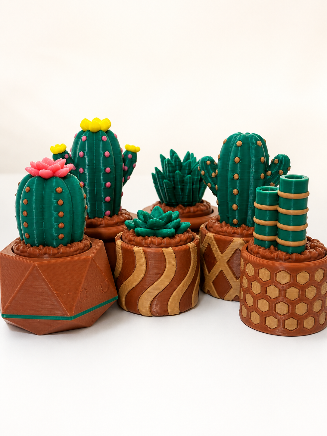 Prickly Pots – 3D Printed Cactus & Succulent Decor