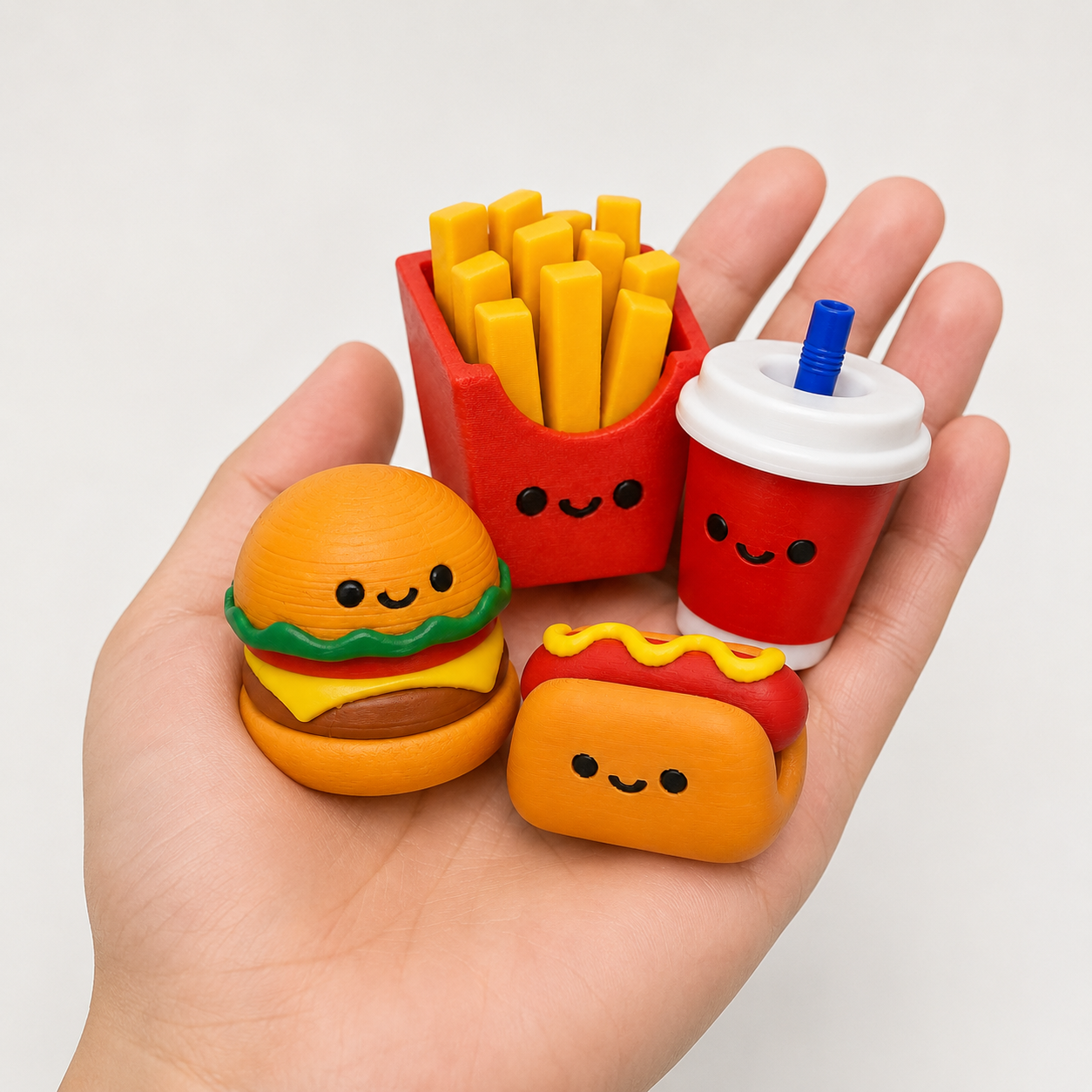 Kawaii Fast Food Clickers