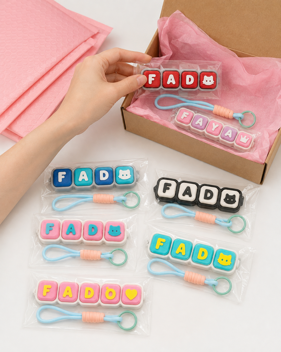 Custom Name Keyboard Fidget Clicker